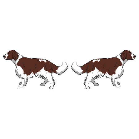 Signmission Welsh Springer Spaniel Dog Decal, Dog Lover Decor Vinyl Sticker D-18-Welsh Springer Spaniel